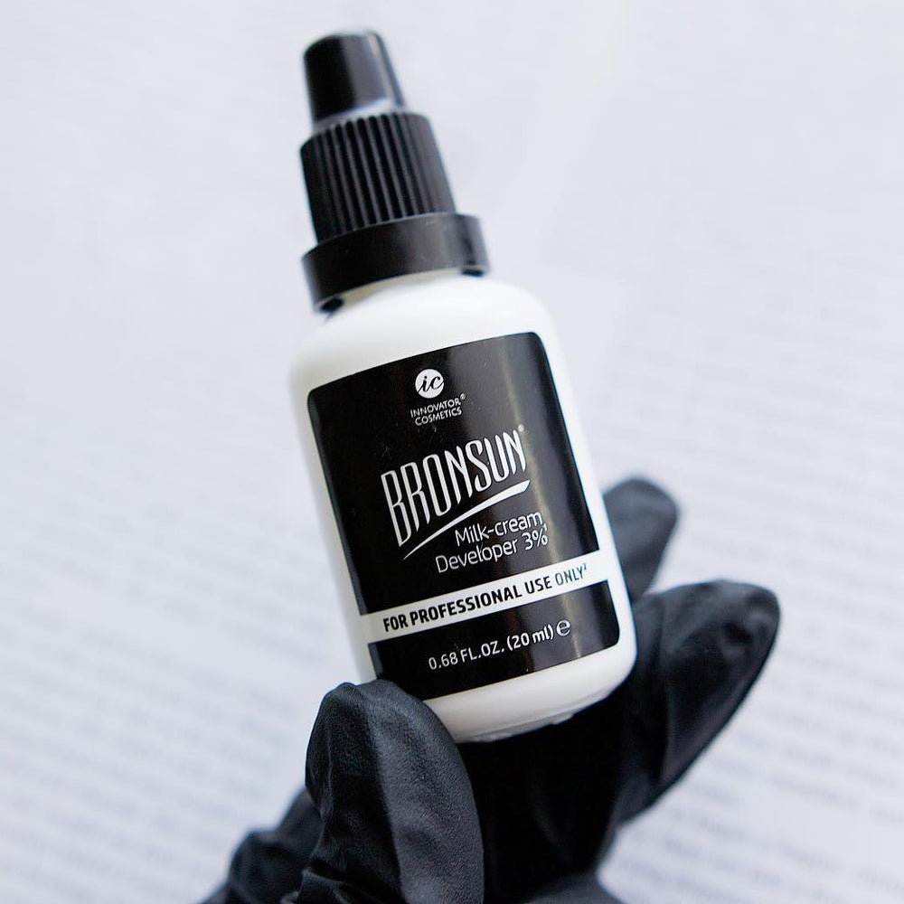 BRONSUN® lash & brow dye Milk-Cream developer