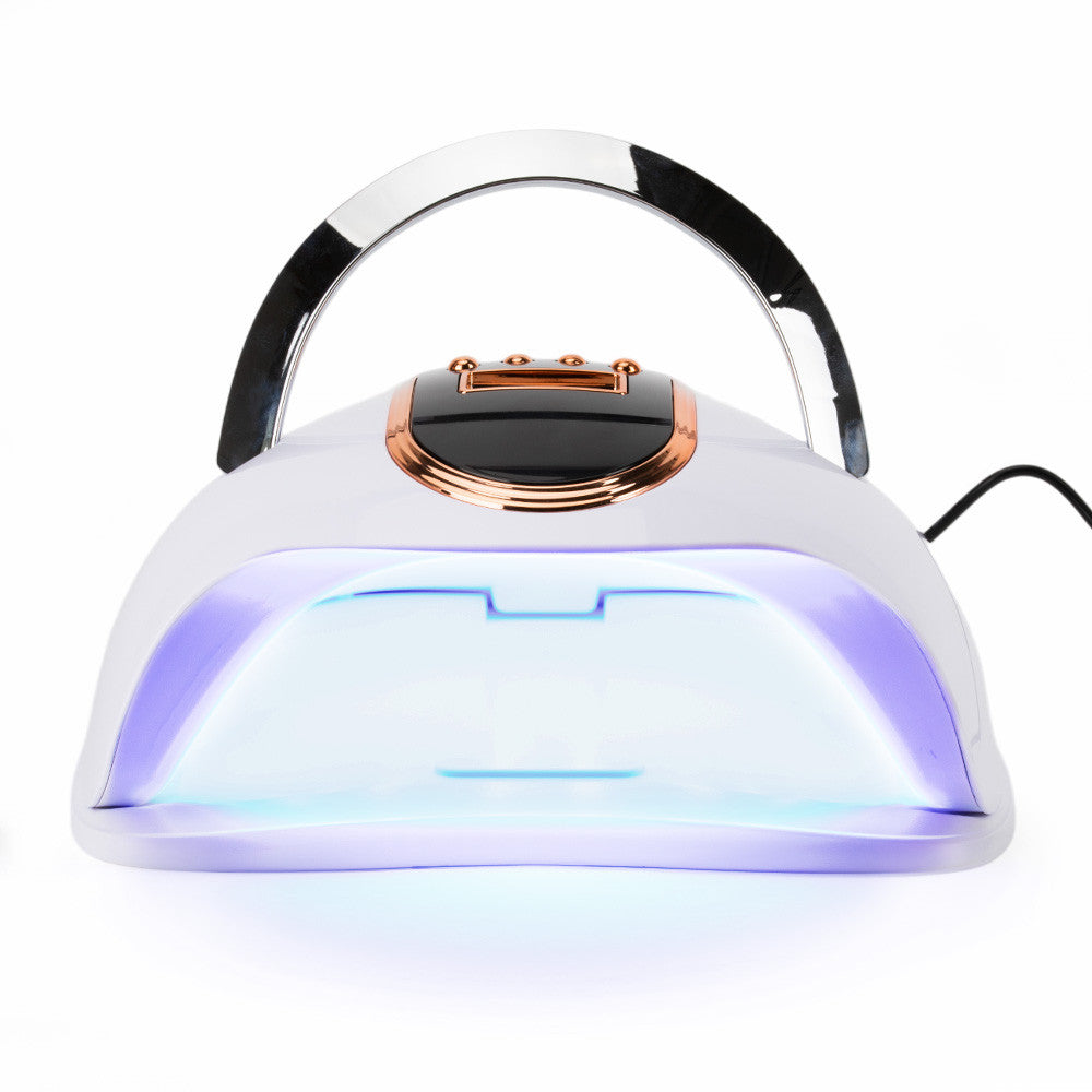 Dual UV/LED nail lamp WHITE with gold V3, 168W