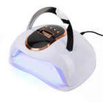 Dual UV/LED nail lamp WHITE with gold V3, 168W