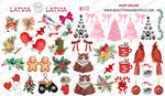 BIS Pure Nails slider nail art design sticker decal CHRISTMAS, W112