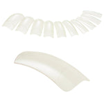 NDED Nail TIPS for nail extension manicure 50 pieces, WHITE