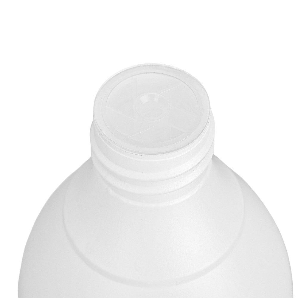 White plastic bottle cap on a white background
