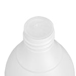 White plastic bottle cap on a white background