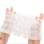 Disposable Head & Hair Bands for Beauty Procedures (100 pcs) – Elastic Non-Woven Headband