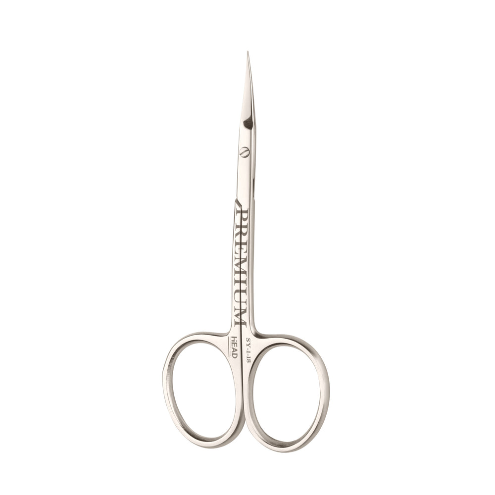 Nickel-plated SY-1-18 scissors with 18 mm blades, professional quality