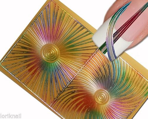 Foil volume nail stickers for nail design and French manicure