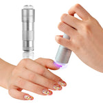 UV/LED duālā MINI nagu lampa - lukturītis, 9W