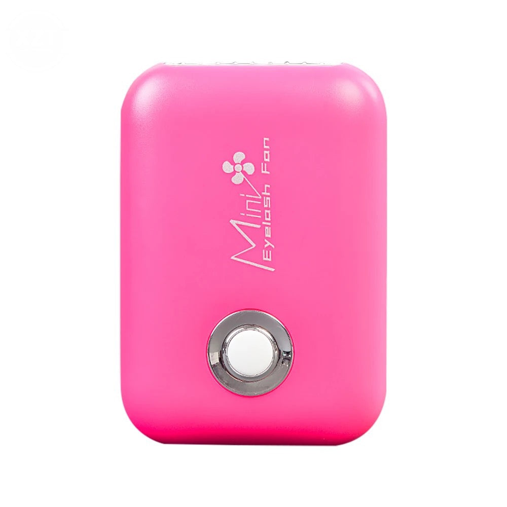 Fan for eyelash adhesive drying with USB cable, GREEN
