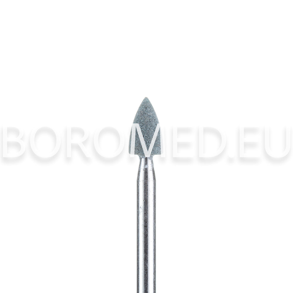 Polishing bit for manicure and pedicure CU4 STONE, small sharp CONE Green