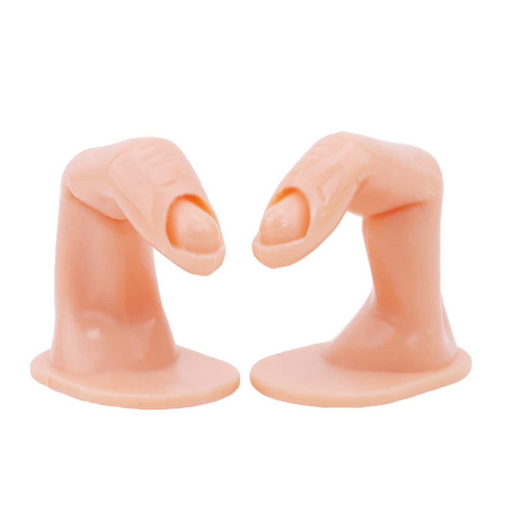 Manicure finger for practice, 2 types