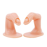 Manicure finger for practice, 2 types