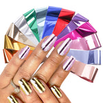 Nail art design wrap foil, different colors
