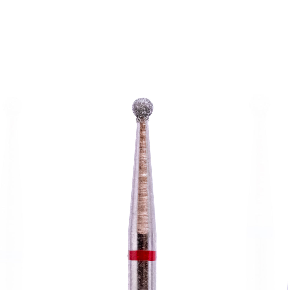 DIAMOND bit for manicure and pedicure SPHERE (red) 001