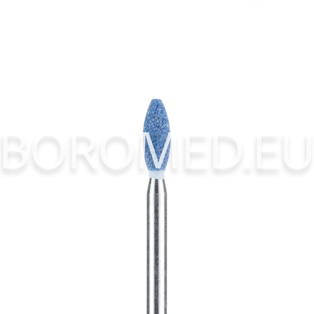 Polishing bit for manicure and pedicure CU7 STONE, FLAME Blue