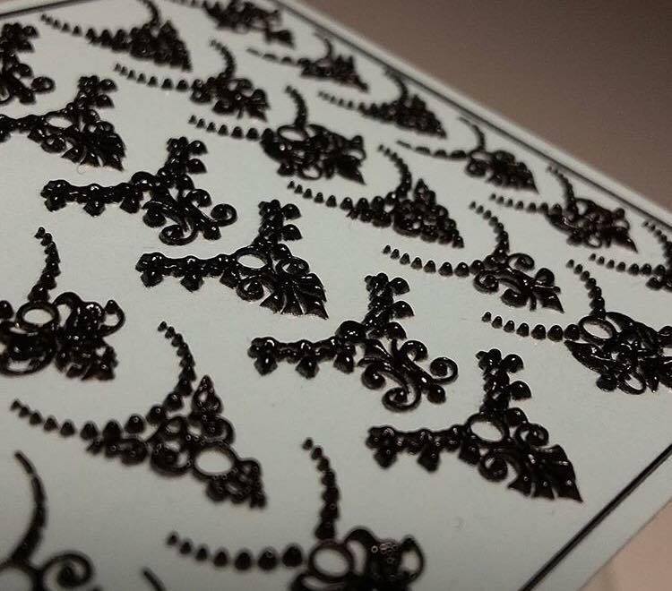 3D nagu dizaina slīdnis 3D/20 nagu mākslas uzlīme no Fashion Nails