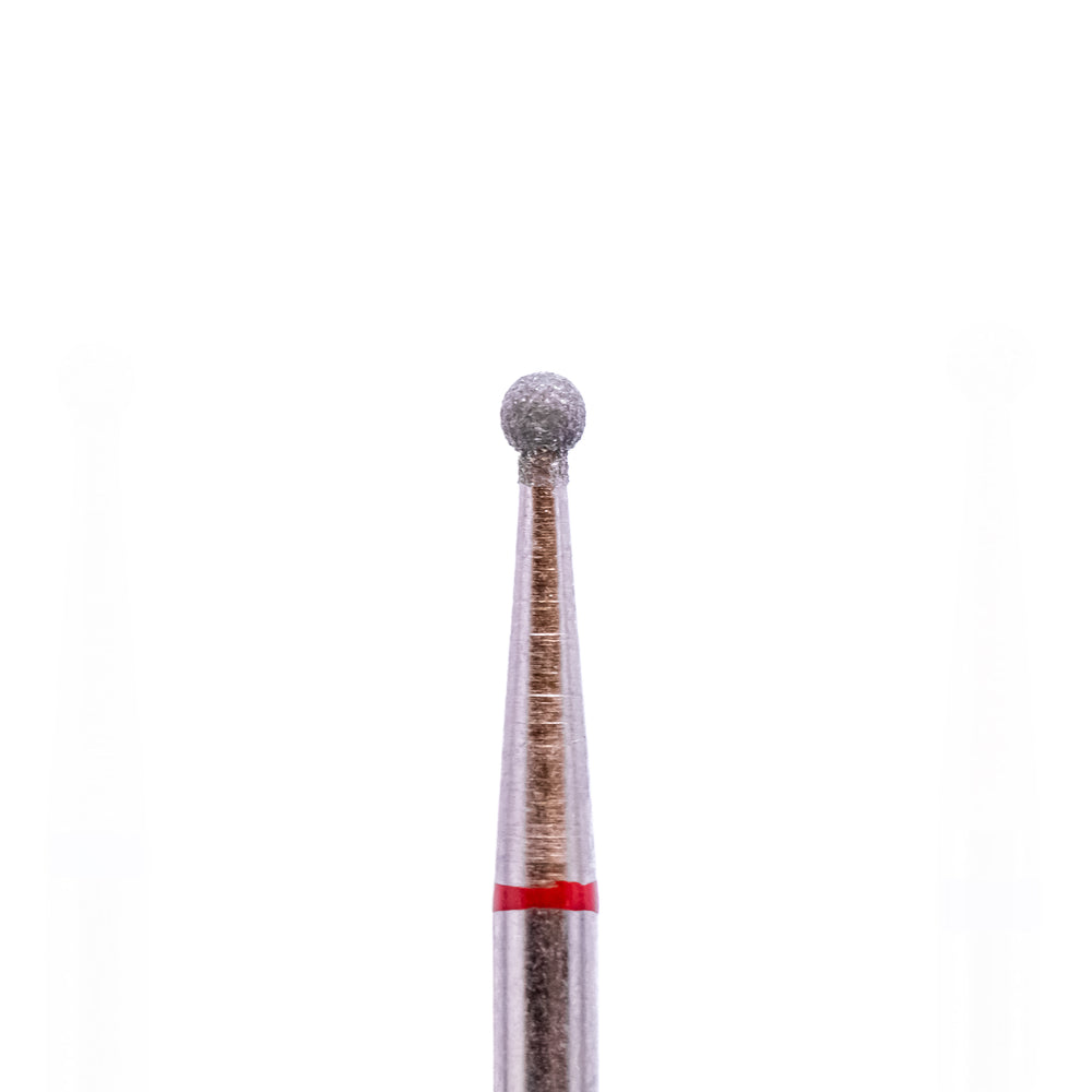 DIAMOND bit for manicure and pedicure SPHERE (red) 001