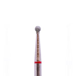 DIAMOND bit for manicure and pedicure SPHERE (red) 001