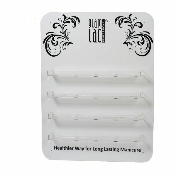 Nail polish empty STAND, WHITE