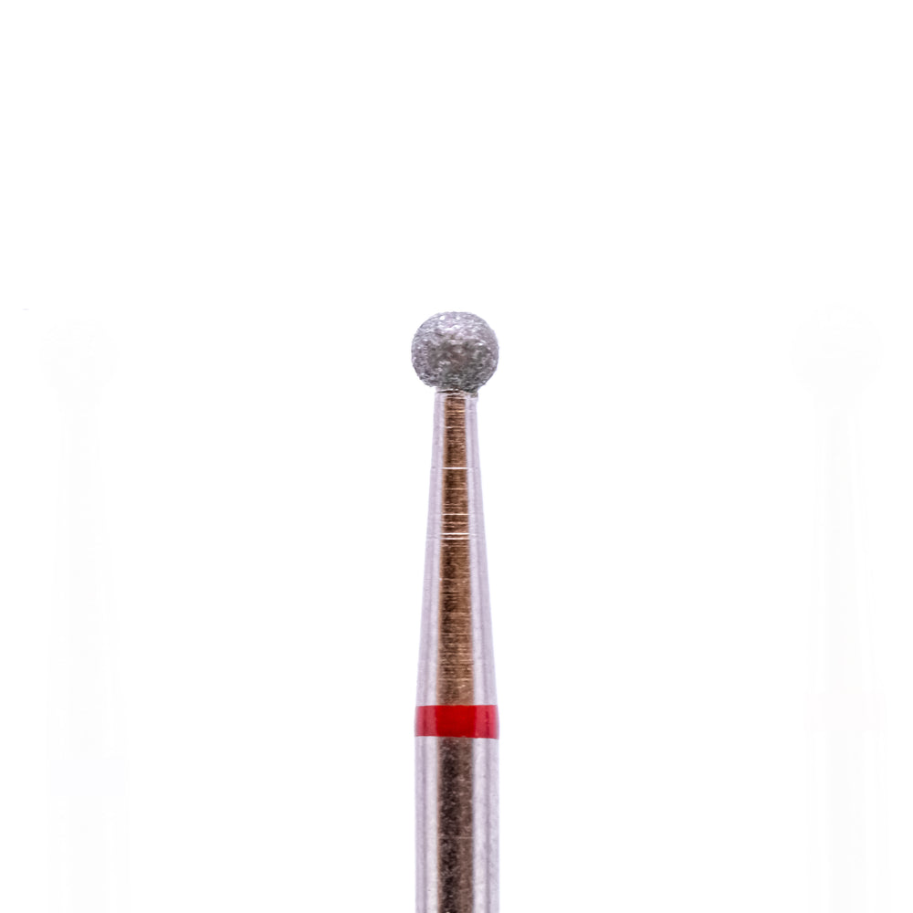 DIAMOND bit for manicure and pedicure SPHERE (red) 001