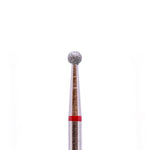 DIAMOND bit for manicure and pedicure SPHERE (red) 001