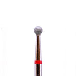 DIAMOND bit for manicure and pedicure SPHERE (red) 001