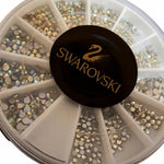 Circle with flat back crystals, 600 pieces