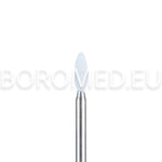 Polishing bit for manicure and pedicure CU5 STONE, FLAME, White