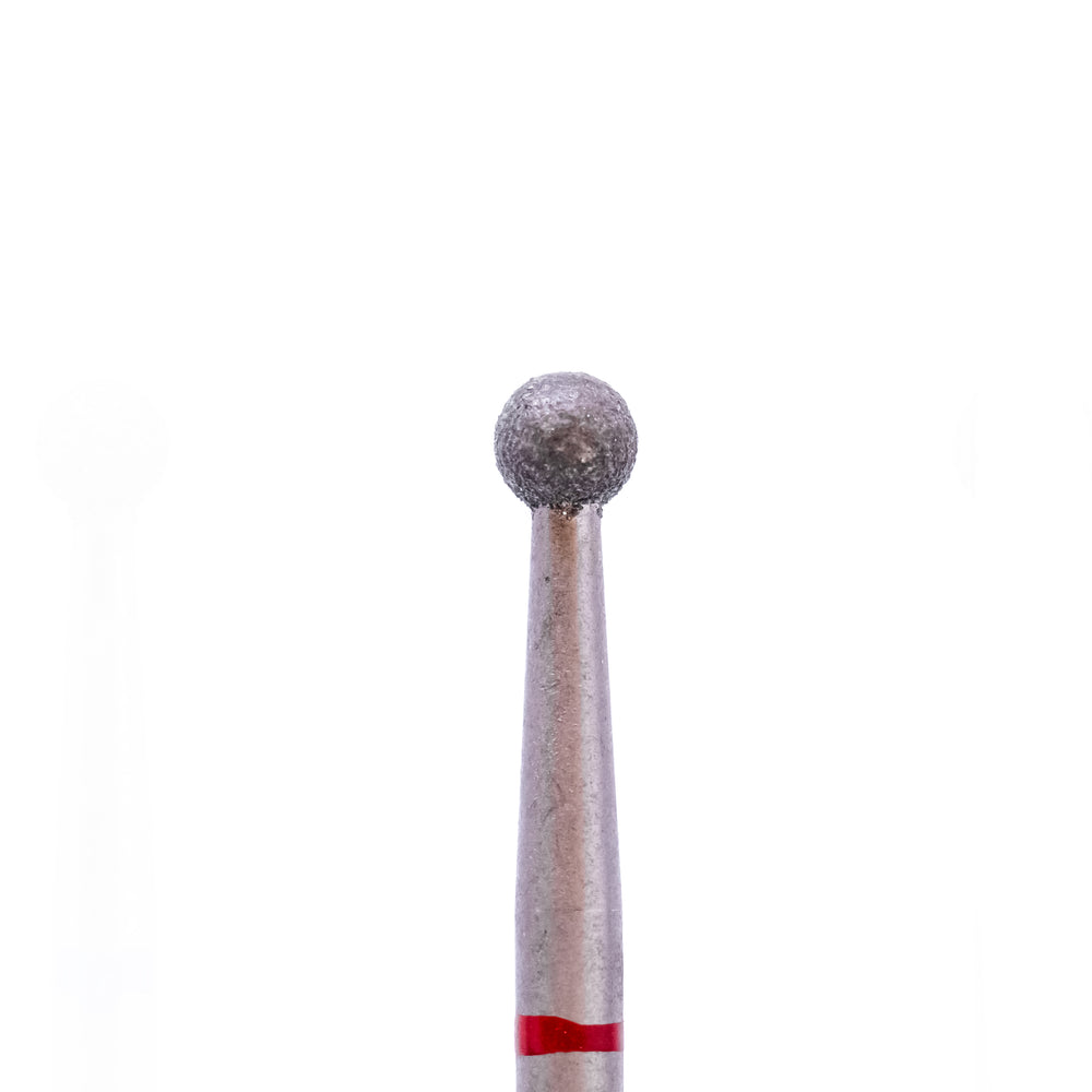 DIAMOND bit for manicure and pedicure SPHERE (red) 001