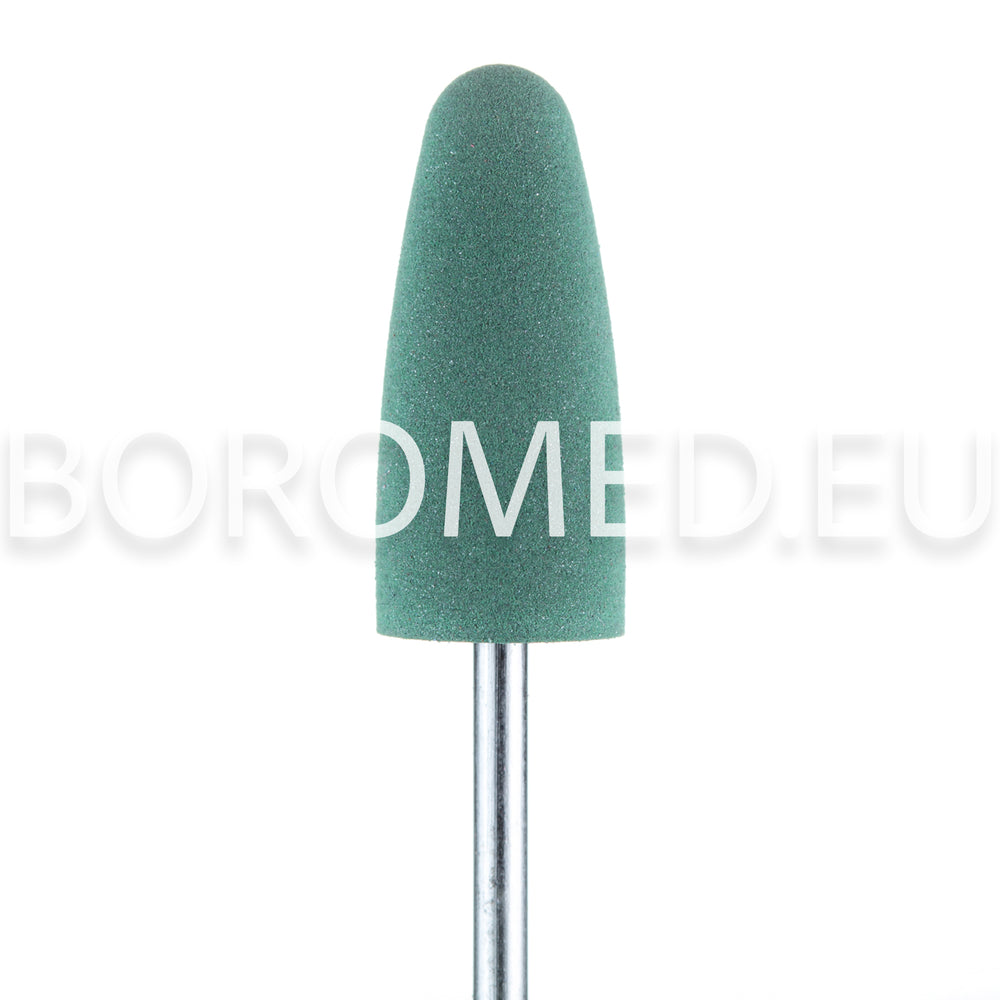 POLISHING bit for manicure and pedicure P3 Big rounded CONE Green