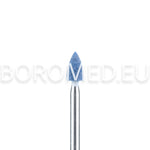 Polishing bit for manicure and pedicure CU3 STONE, small sharp CONE Blue