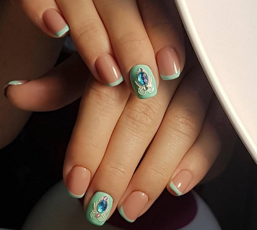 3D nagu dizaina slīdnis 3D/20 nagu mākslas uzlīme no Fashion Nails