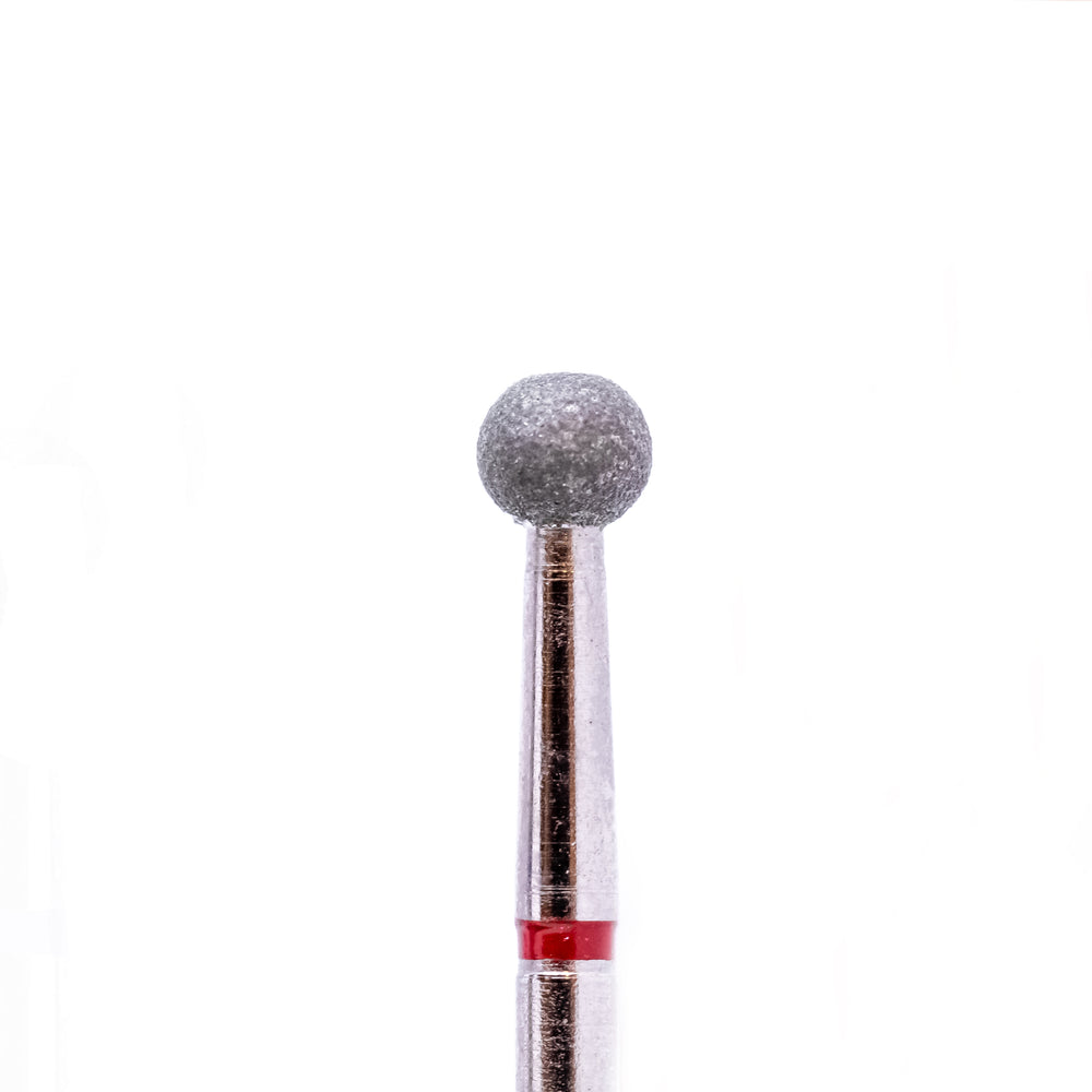 DIAMOND bit for manicure and pedicure SPHERE (red) 001