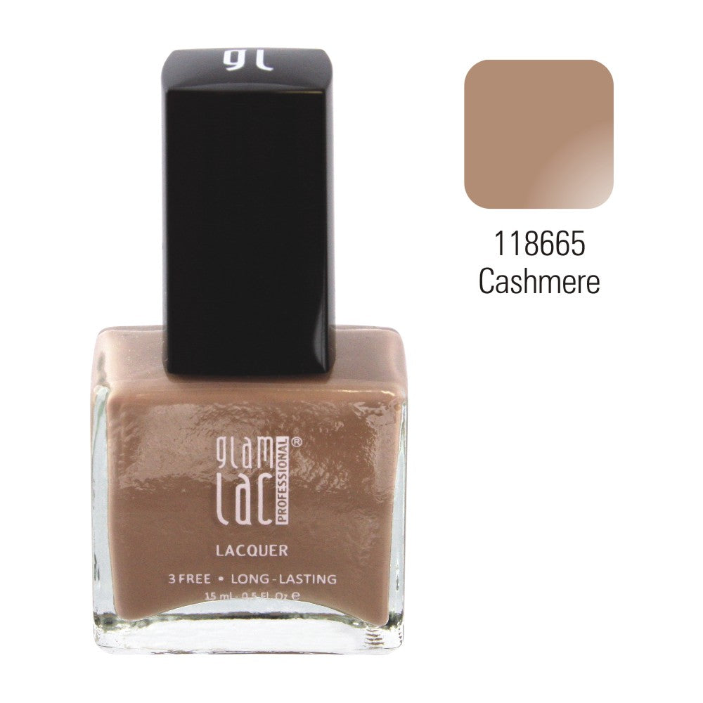 GlamLac gēla efekta nagu laka 15 ml, 118665 CASHMERE