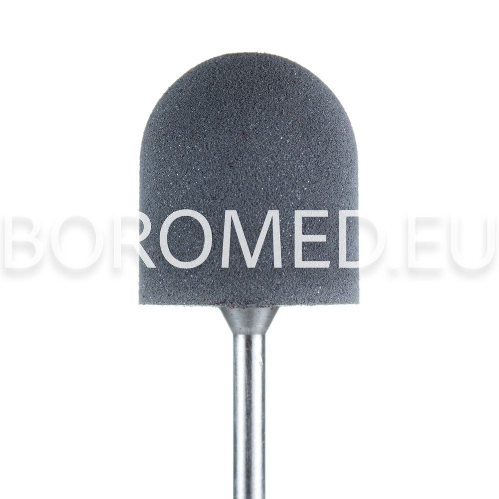 POLISHING bit for manicure and pedicure SK2 Silicone with diamond filling Grey