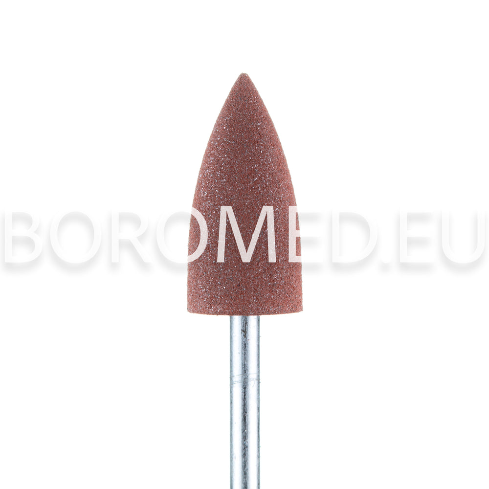 POLISHING bit for manicure and pedicure P25 Middle Sharp CONE Brown