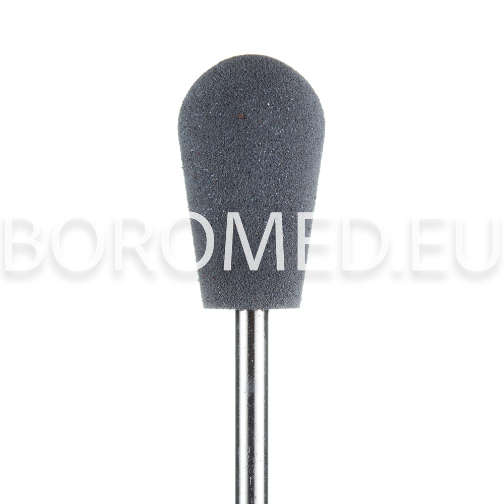 POLISHING bit for manicure and pedicure SK10 Silicone with diamond filling Grey