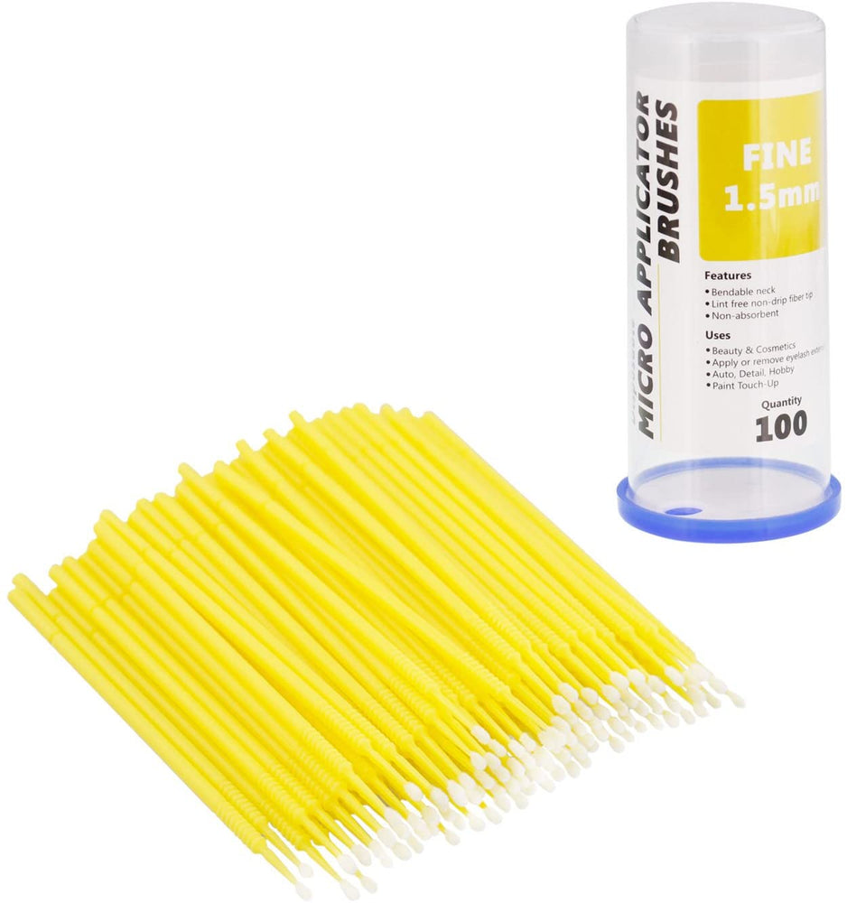 BIS Pure Lash microswabs long microbrushes, 20pcs