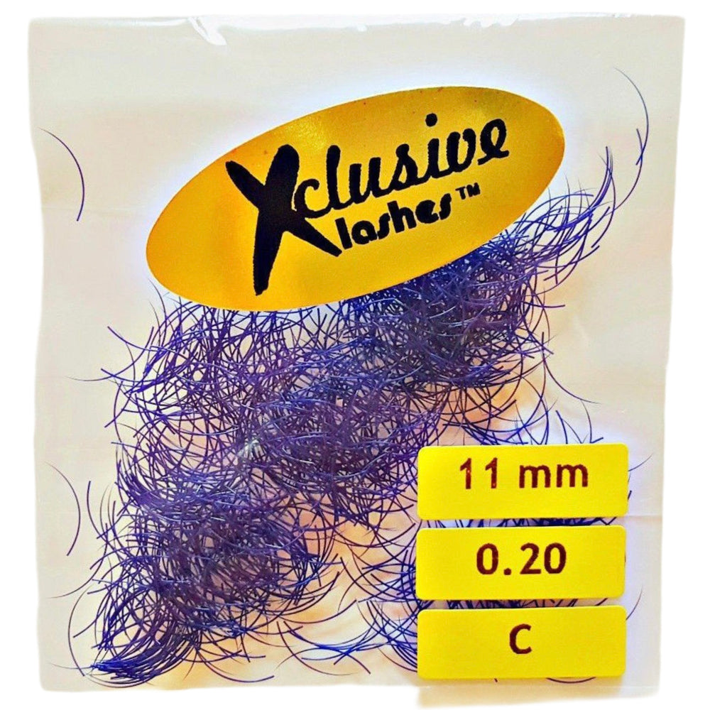 Xclusive Lashes silk lashes BLUE, 1 gram