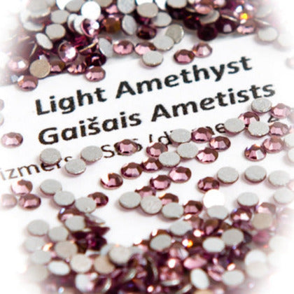 Dimantiņi ar plakanu pamatni, LIGHT AMETHYST
