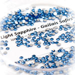 Dimantiņi ar plakanu pamatni, LIGHT SAPPHIRE