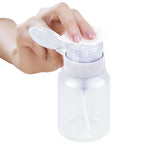 Empty fluid container bottle with dispenser, 100 ml