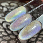 BIS Pure Nails flashing lights gel polish 15ml, HOLOGRAPHIC RAINBOW