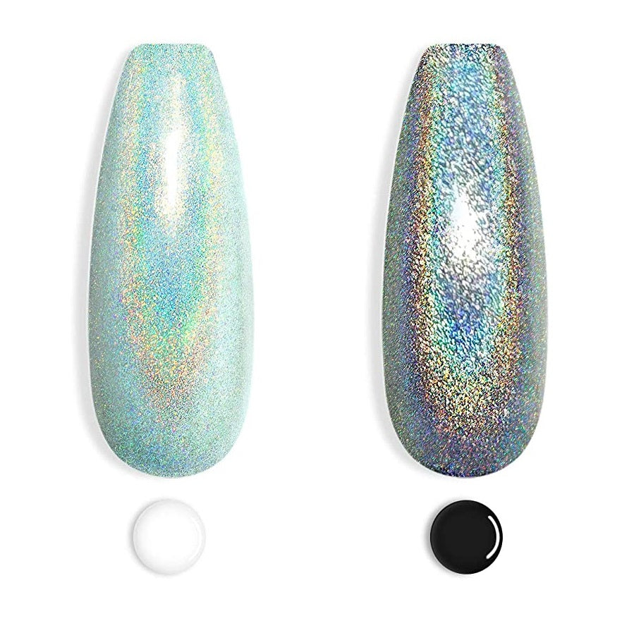 BIS Pure Nails flashing lights gel polish 15ml, HOLOGRAPHIC RAINBOW