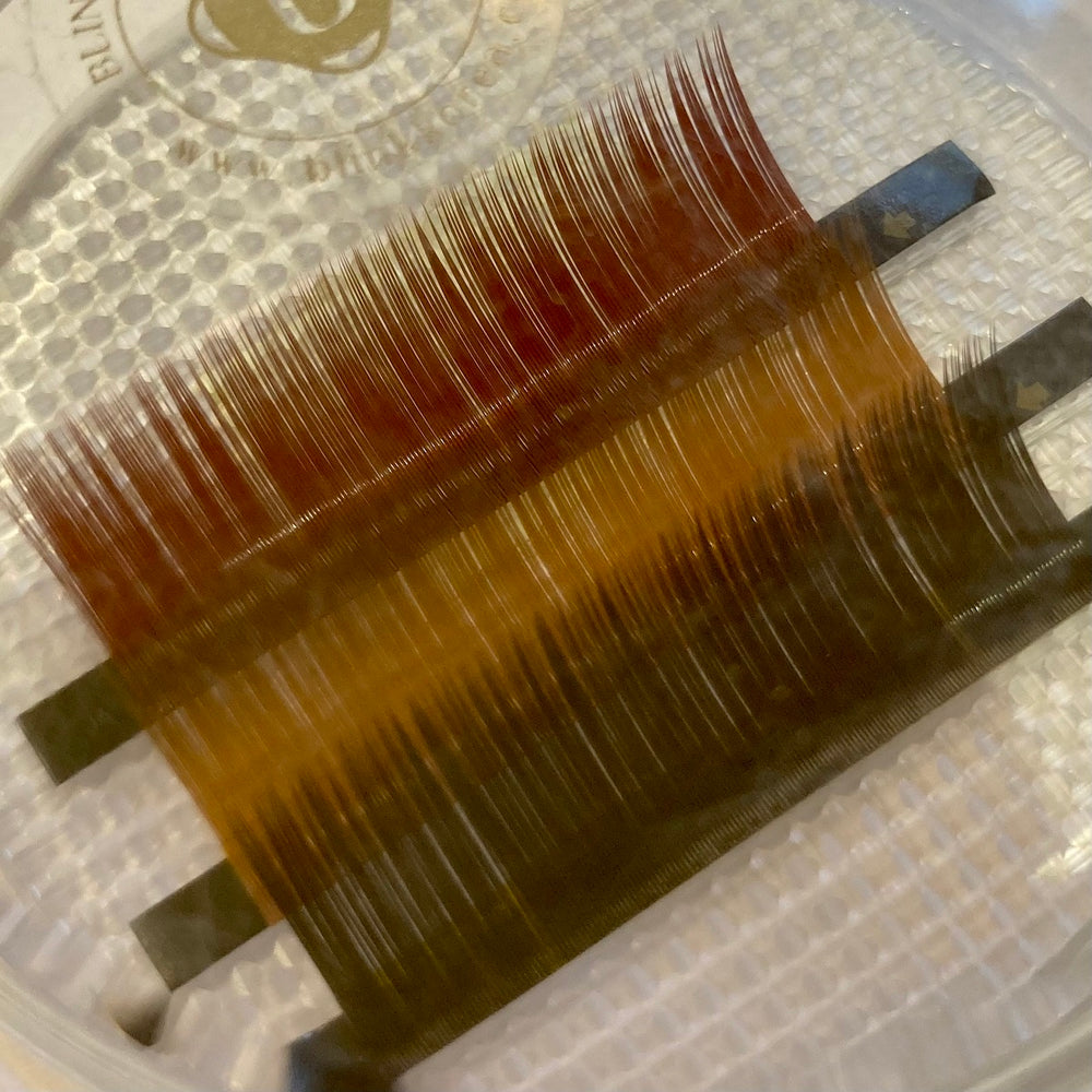 BL Color Lashes natural tones mix, 3 lines