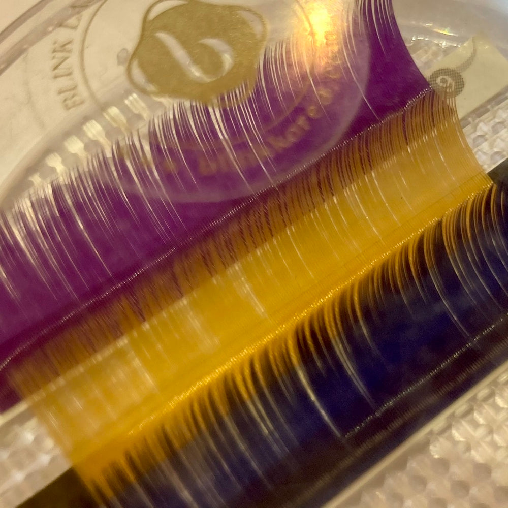 BL Color Lashes natural tones mix, 3 lines