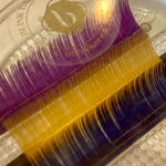 BL Color Lashes natural tones mix, 3 lines