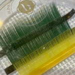 BL Color Lashes natural tones mix, 3 lines