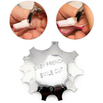 GlamLac French Cut Nail metal form, 2 types