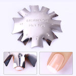 GlamLac French Cut Nail metal form, 2 types