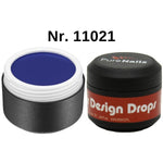 BIS Pure Nails Aquarelle Watercolor Design Drops, BRIGHT BLUE Base
